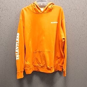 Talentless orange hoodie sweatshirt size XL